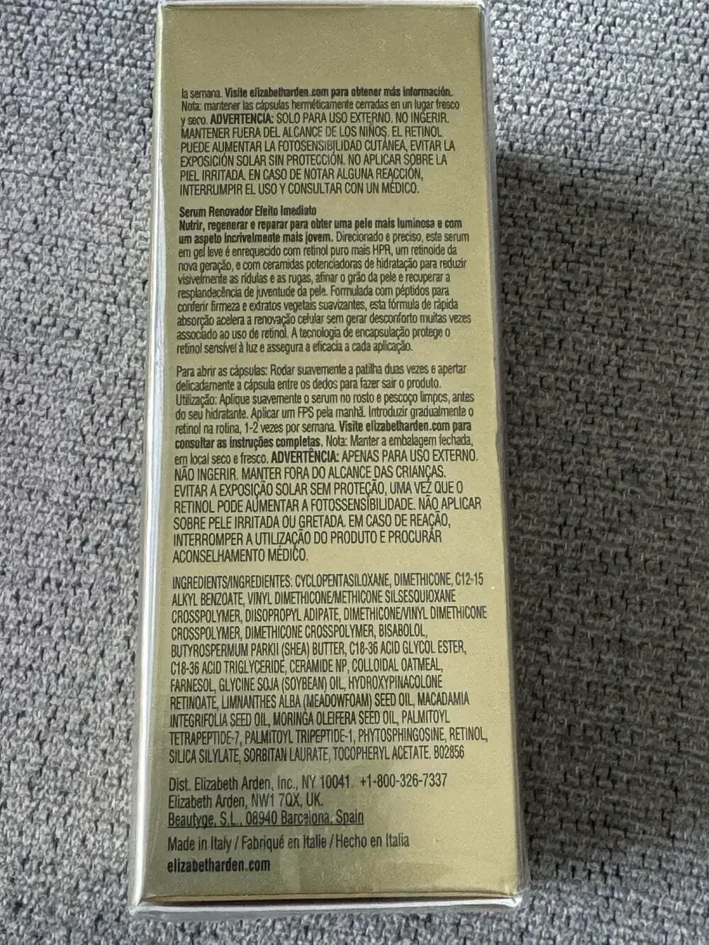 ELIZABETH ARDEN Retinol HPR Ceramide Capsules Rapid Skin Renewing 60 Capsules
